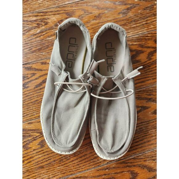 Hey Dude Womens Wendy Loafer - Grey sz 10 - Picture 1 of 5